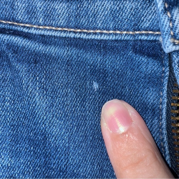 MOTHER The Vamp Spiked Heels to Tractor Wheels Skinny Ankle Jeans Blue Size 27 - Picture 13 of 15